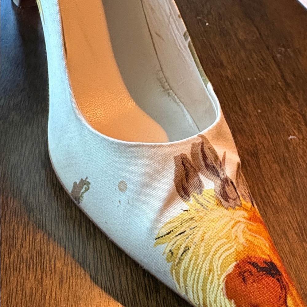 VINTAGE PRADA SATIN HEELS - Picture 5 of 8